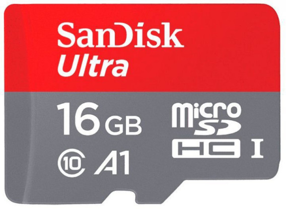 Карта памяти microSDHC SanDisk 16Gb Class 10 UHS-1 A1 98MB/s б/адапт