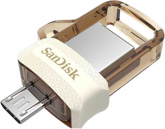 Флэш-диск SanDisk 32GB USB 3.0 Dual Drive m 3.0 (micro + Type A) OTG