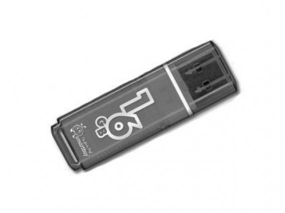 Флэш-диск SmartBuy 16GB USB 3.0/3.1 Glossy серый