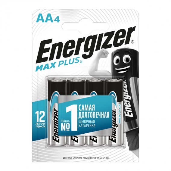 Батарейка Energizer LR6 Max Plus BL 4/96