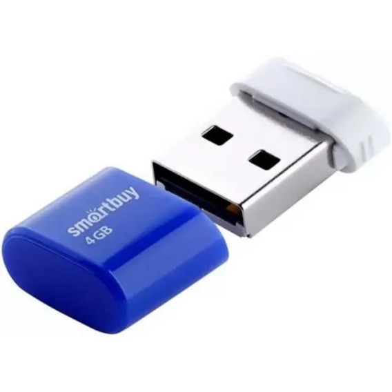 Флэш-диск SmartBuy 4GB USB 2.0 LARA синий