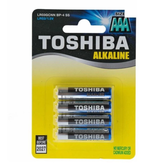 Батарейка Toshiba LR03 Alkaline BL 4/48/192