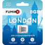 Флэш-диск Fumiko 8GB USB 2.0 London серебро