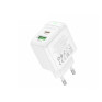 Адаптер 220V->Type-C + USB PD20W / QC 3.0 Borofone BAS44A