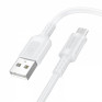 Кабель USB - microUSB Borofone BX111 1м 2,4А ПВХ