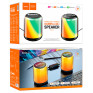 Колонки Hoco 2.0 Colorful BT 2in1, 10Вт, USB и 3,5джек , подсвет. 12цв., BS56