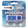 Флэш-диск Fumiko 64GB USB 2.0 Moscow синий