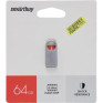 Флэш-диск SmartBuy 64GB USB 2.0 MC8 Metal красный