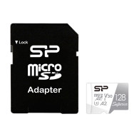 Карта памяти microSDHC Silicon Power 128Gb Superior UHS-I U3 A1 V30 б/адап