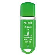 Флэш-диск Fumiko 64GB USB 2.0 Moscow зеленый