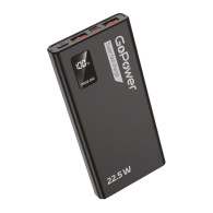 Внешний аккумулятор 20000mAh GoPower PB03-20 QC3.0 (in - T,M/out - 2U,T)дисп.ч