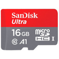 Карта памяти microSDHC SanDisk 16Gb Class 10 UHS-1 A1 98MB/s б/адапт