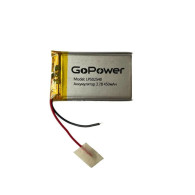 Аккумулятор GoPower li-pol 3.7V 450mAh LP502540 (50*25*4) с защитой PK1/10