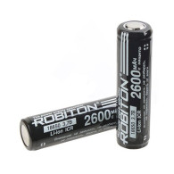 Аккумулятор Robiton 3.7v 2600mAh ICR Li18650 с защитой