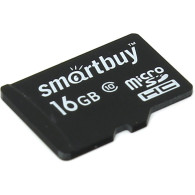 Карта памяти microSDHC SmartBuy 16Gb Class 10 без адаптеров