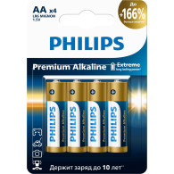 Батарейка Philips LR6 Premium Alkaline BL 4/48/144