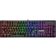 Клавиатура Defender Axeman GK-302 механическая, 104кн., RGB, USB черная 45306