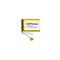 Аккумулятор GoPower li-pol 3.7V 1300mAh LP464461 (46*44*6,1) с защитой PK1/10