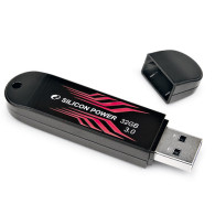 Флэш-диск Silicon Power 32GB USB 3.0 Blaze B10 термочувствит. черный