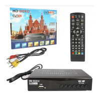 РЕСИВЕР ЦИФРОВОЙ DVB-T2/C HD Beko Super T5000C (USB, HDMI,RCA,мет.,дисп.,б/б)