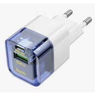 СЗУ Hoco + кабель Type-C-Type-C 3A (USB QC3.0 + Type-C 30W) C131A